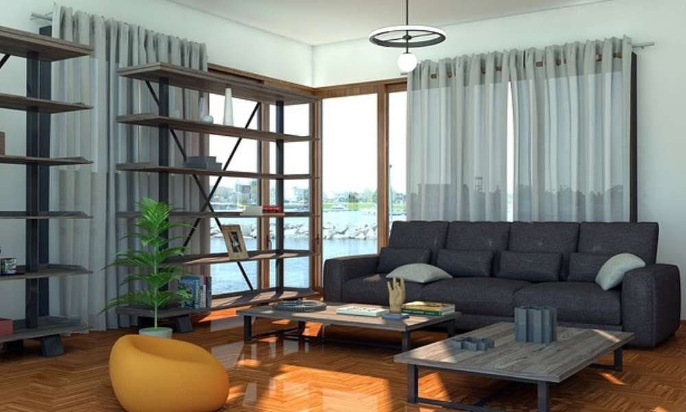 Woolen Curtains in living room