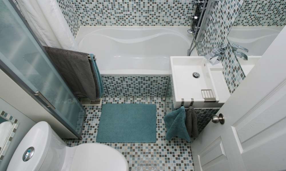 you have at least 3-4 square feet to work with a Very Small Bathroom