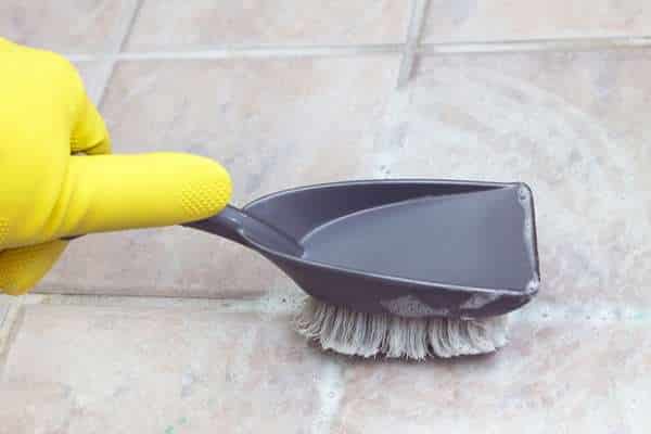 Dirty Grout: Scrub With a Brush