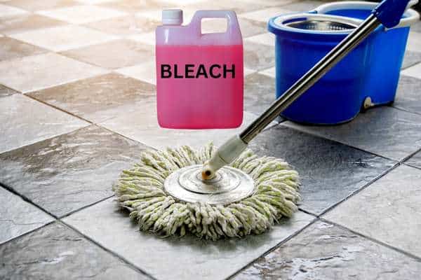 Tackle Stains: Bleach Solution