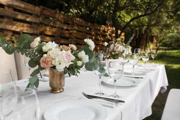 Outdoor Table Rustic Tablescape