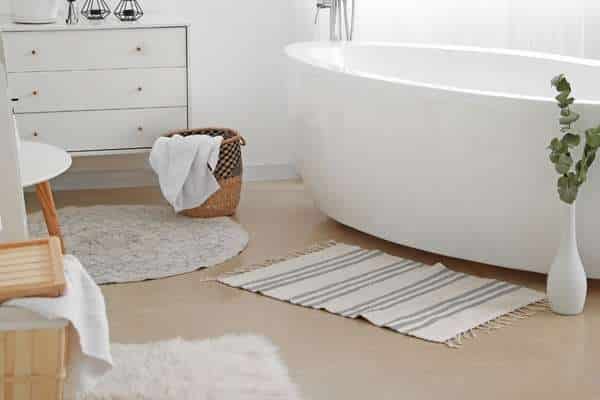 Bathroom Rug Take into consideration scale 