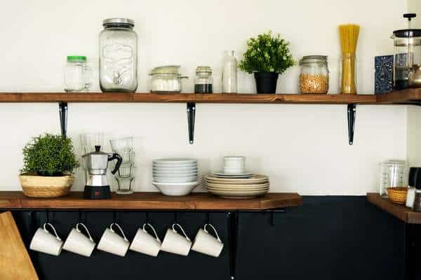 Maximise Space with Shelving Hooks in kitchen