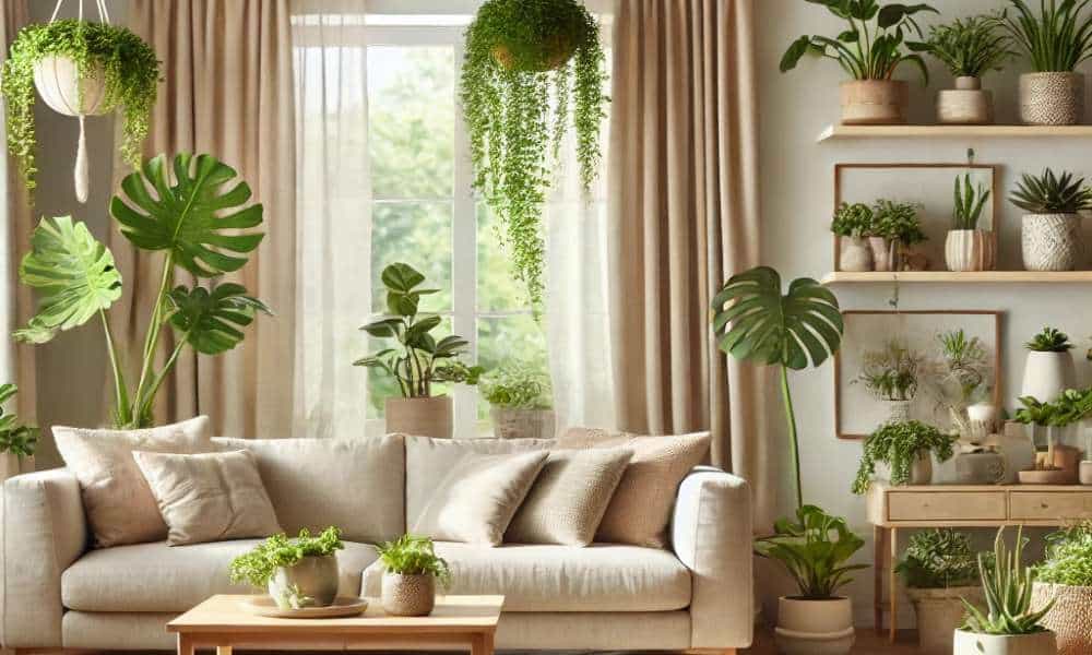 Living Room Plant Decor Ideas