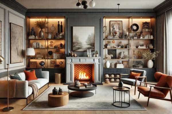 Blending Modern and Traditional Styles Around Your Fireplace