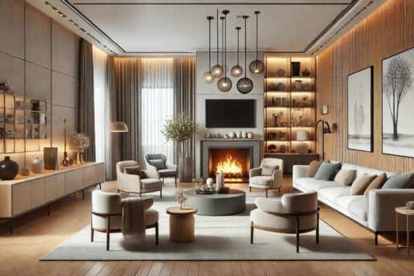 Choosing the Right Furniture Layout Around the Fireplace