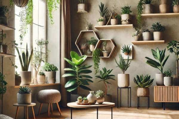 Combining Plants with Décor Elements