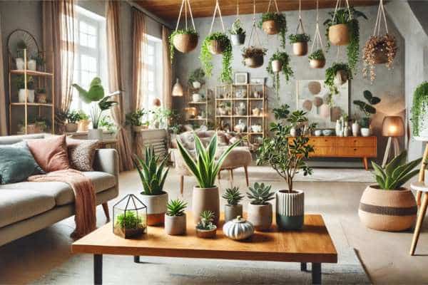 DIY Plant Decor Projects for Living Room Indoor Plant Decoration