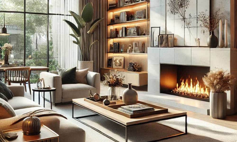 How To Design A Living Room With A Fireplace