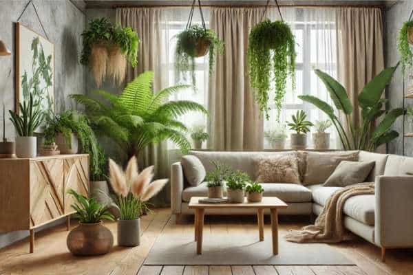 Sustainable Plant Decoration for Living Room Indoor Plant Decoration