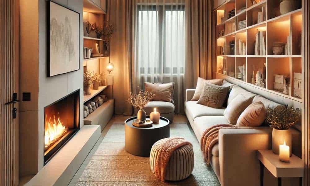 How To Decorate A Small Living Room With A Fireplace