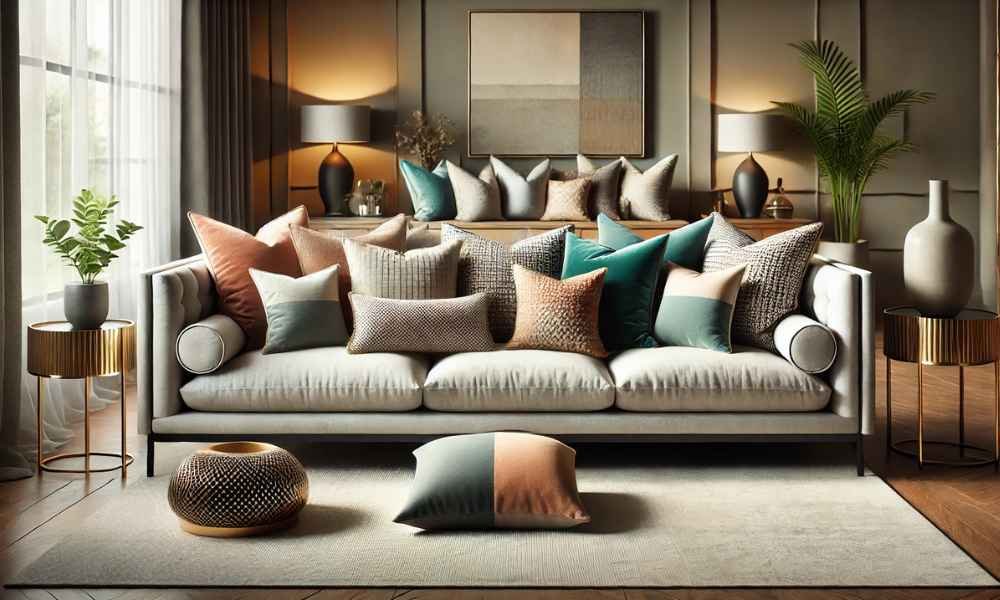 How To Arrange Throw Pillows On Sofa