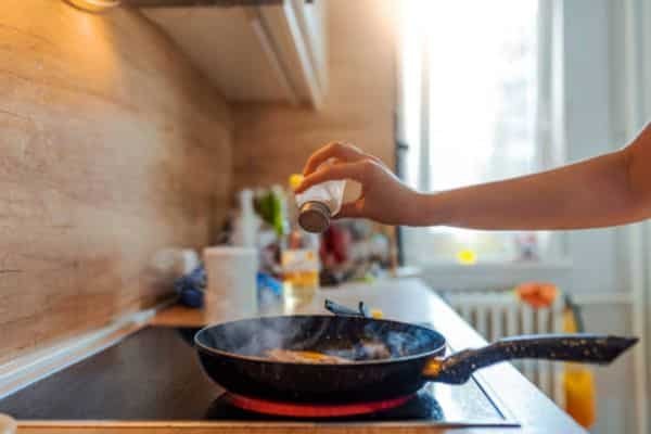 Sprinkle Salt into the Pan