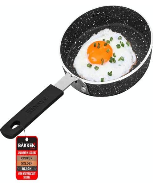 Best small fry pan for eggs BAKKENMASTER Bakken-Swiss 2-Piece Mini Nonstick Egg Pan