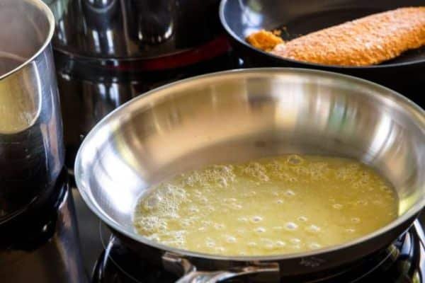 Add butter and let it melt