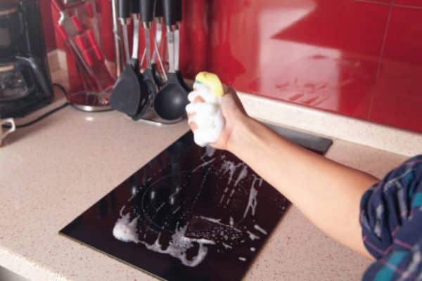 Baking Soda & Water Paste  To Remove Scratches From Glass Cooktop