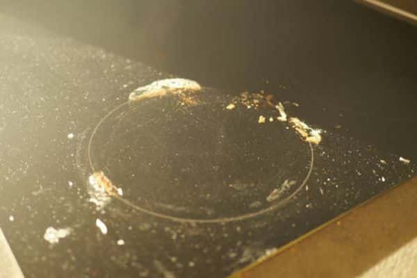 Let the Cooktop Cool Completely to Remove Burnt Sugar from Glass Cooktop