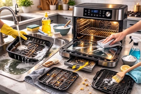 Cleaning Ninja Air Fryer Oven (For Oven-Style Models)