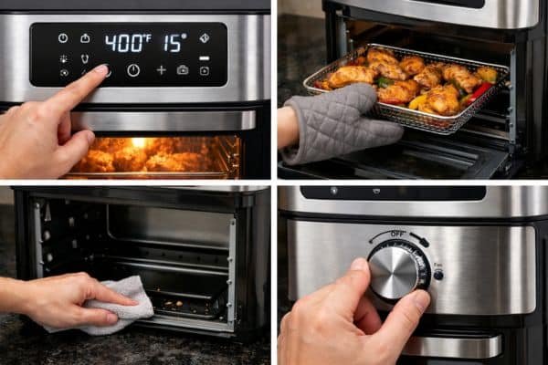How to Use the Gourmia Air Fryer Oven Properly So It Shuts Down Correctly