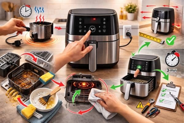 Gourmia Air Fryer E006 How To Fix Step By Step