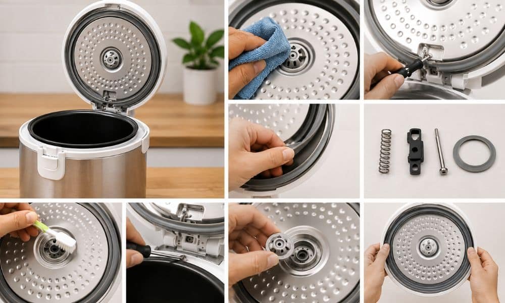 how to fix rice cooker lid_